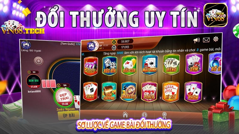 sơ lược về game bài đổi thưởng